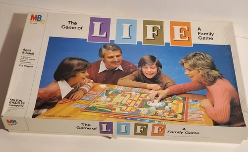 VINTAGE MILTON BRADLEY THE GAME OF LIFE BOARD 1981 APPEARS TO BE COMPLETE *READ*