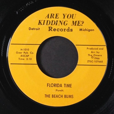 Beach Bums : Florida Zeit / The Ballad Of Gelb Bestickt Are You Kidding Me?