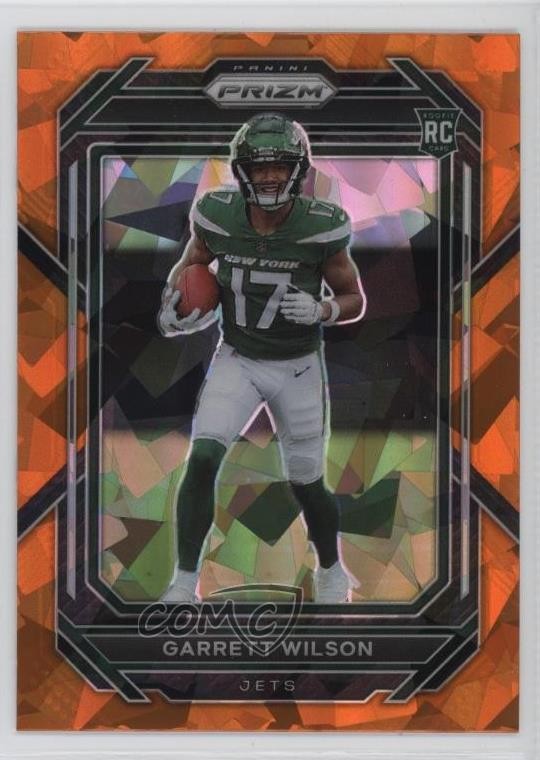 2022 Panini Prizm Rookies Orange Ice Prizm Garrett Wilson #309 Rookie RC