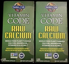 2 Vitamin Code, RAW Calcium, 120 Vegetarian C...