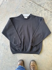 Vintage 90s Hanes Premium Blank Sweatshirt XL USA Made