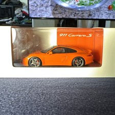 Spark Porsche Dealer Model 911 Carrera S 1:43 Orange Only 500 Made New In Box