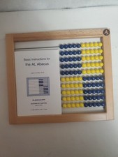 Vintage Wood Abacus Educational Toy