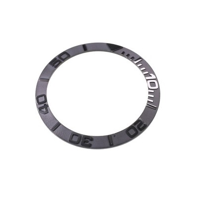 38mm Ceramic Bezel Inserts Yacht Master Style Watch Ring Black For SKX007 SKX009
