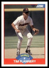 1989 Score Tim Flannery San Diego Padres #513