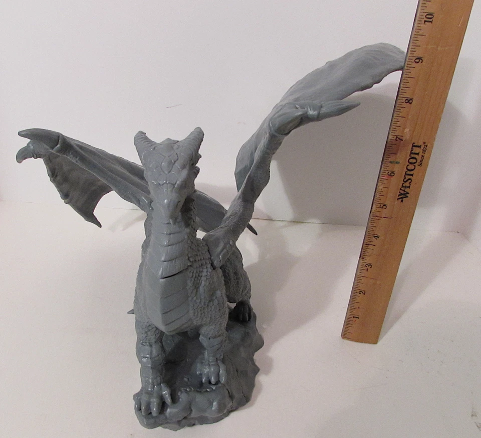 Reaper Bones IV Argent, Silver Dragon, Completo, Sin Montar, Casi Como Nuevo Foto 3 de 4