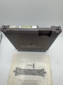 Castlevania II: Simon's Quest (NES, 1988). with Manual Authentic