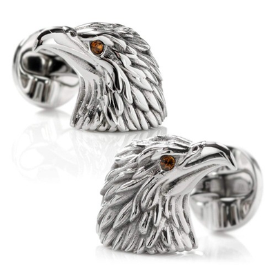 #ad #ad Stainless Steel Eagle Head Cufflinks $170.00