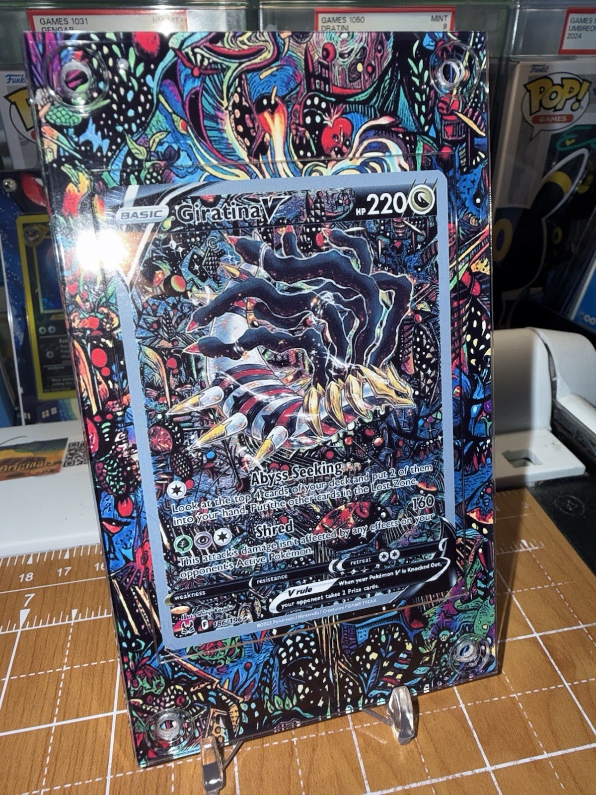 Giratina V #186 Lost Origins Pokémon Extended Art Case