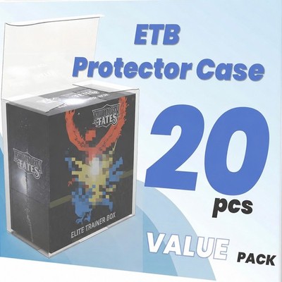 20PCS Pokemon ETB Protector Case- Elite Trainer Box Plastic Protectors