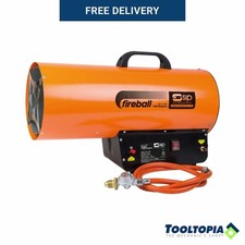 SIP FIREBALL 1706 Propane Space Heater 50kW 170,607 BTU Workshop Garage Portable