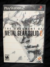 Document of Metal Gear Solid 2 (Sony PlayStation 2, 2002) CIB