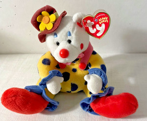 Ty Plush Beanie Baby JUGGLES Frame Weight-Heavy! w/ Ear Tag!