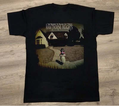 hawthorne Heights Black Cotton Made In USA T Shirt Size S-5XL