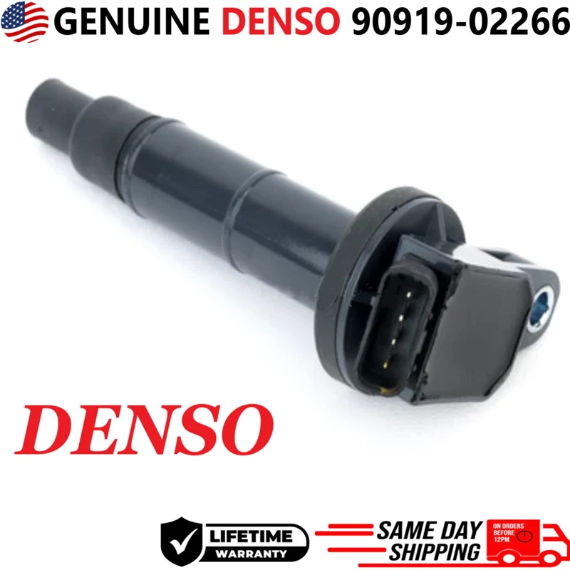 OEM DENSO Ignition Coils x4 For 2001-2012 Toyota Camry Corolla Highlander RAV4 - Image 2 of 3