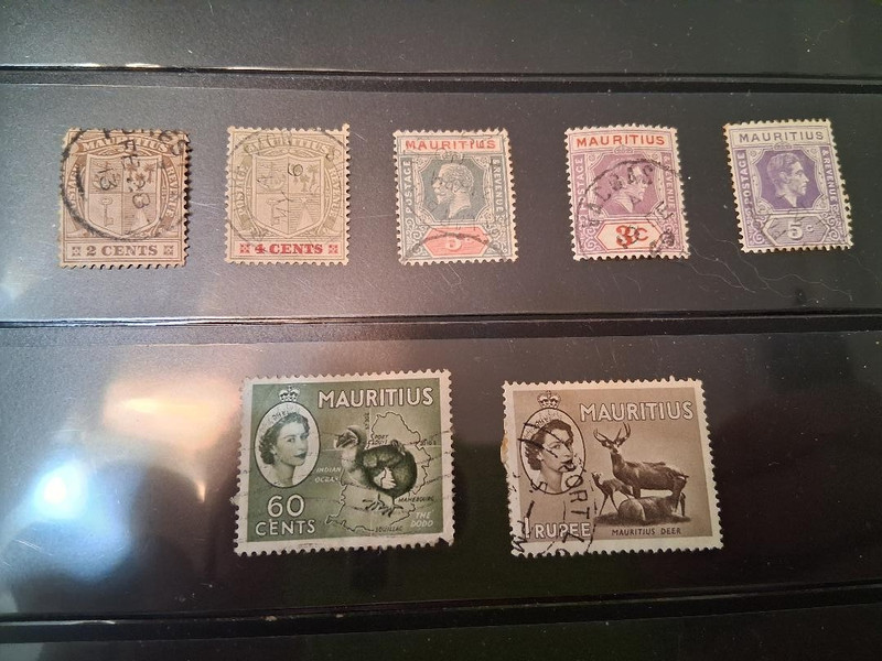 MAURITIUS BRITISH COLONY USED MIX (LOT 93)