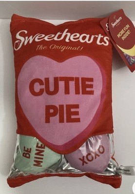 Iscream Sweethearts Packaging Stuffed plush pillow + soft mini candy pillows nwt