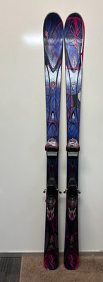 K2 Super Free 160cm 120-76-104 r=14m Rocker Women's Skis Marker