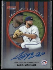 2019 Bowman's Best '99 Franchise Favorites Auto Alek Manoah /150