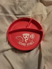 Bella Tunno Pink Silicone Baby Plate Wonder Plate Suction Vibes