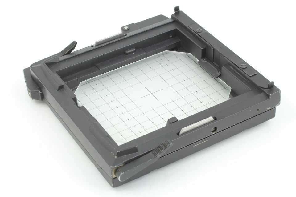[N MINT] Sinar 4×5 screen back focusing glass frame w/ Ground Glass Late JAPAN - Image 3 of 4