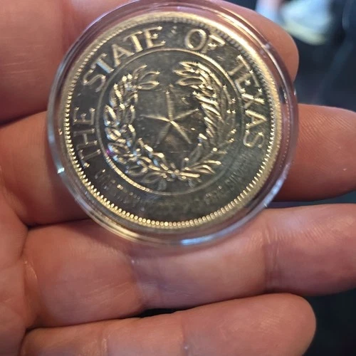 Vintage 1987 State of Texas 1 Oz Silver .999 G4195