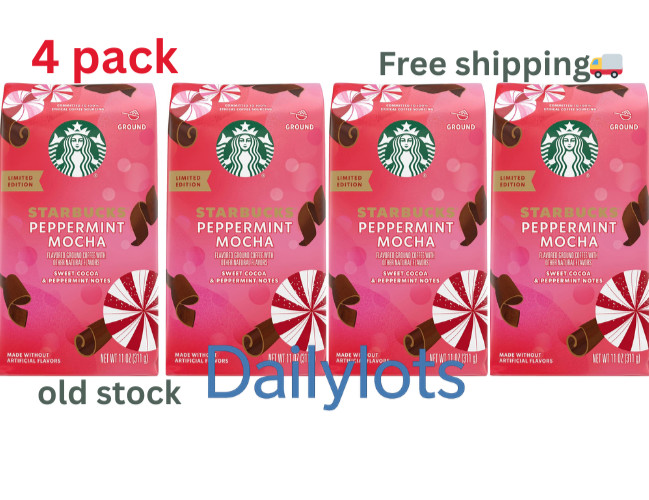 Starbucks Coffee Peppermint Mocha Ground Light Roast 11 oz 4