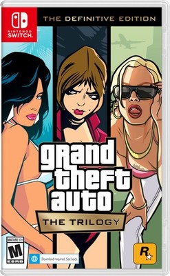 Rockstar Grand Theft Auto The Trilogy Definitive Edition Nintendo Switch, 4K