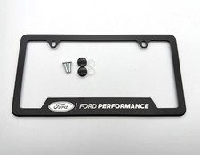 Custom Laser Engraved Black License Plate Frame Ford 150 Raptor Performance