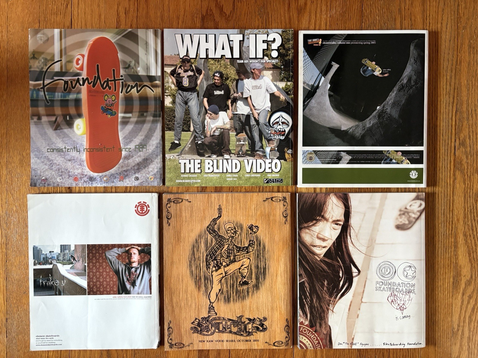 The Skateboard Mag LOT OF SIX Issues 8 10 11 19 21 30 2004-2005 Magazines BAM