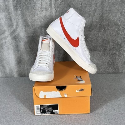 Nike  Women s 9.5 / Men s 8 Blazer Mid 77 Vintage Habanero Red White CZ1055-101