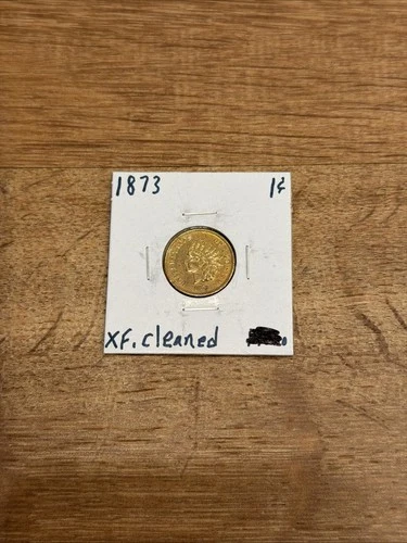 1873 Indian Head Penny- XF EXTRA FINE- Cleaned