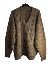 Kapital 5G Wool Cable Knit Wool Sweater-Size 3–LARGE