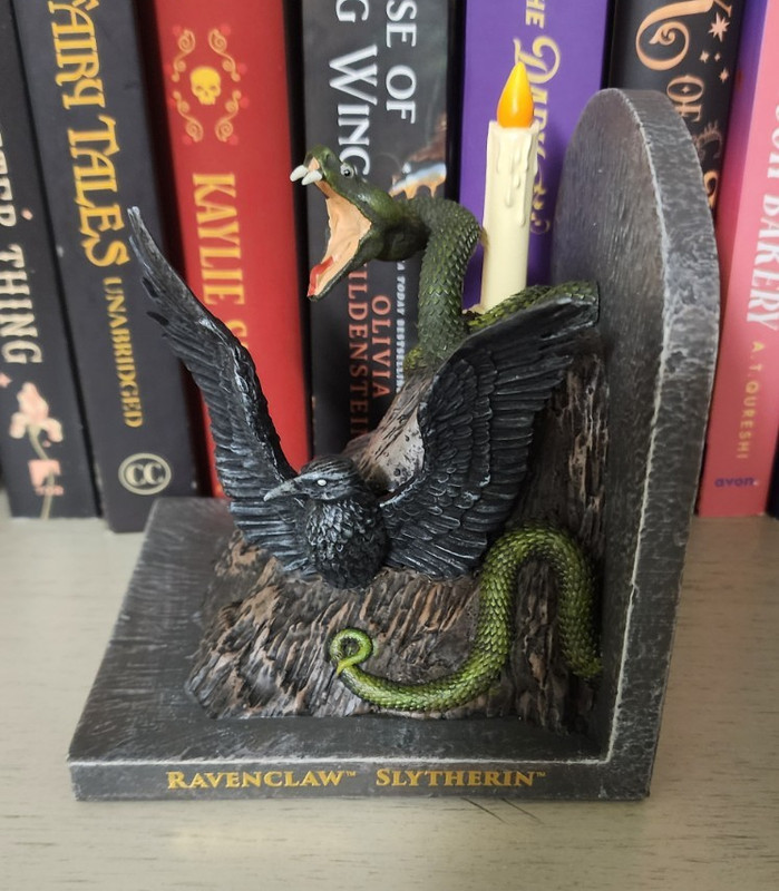 Wizarding World Harry Potter Ravenclaw Slytherin Illuminated Bookends
