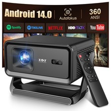 XGODY 4K 5G Beamer Android 14.0 TV Projektor ...
