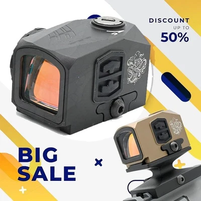 SWAMPFOX OPTICS KRAKEN 3MOA RED DOT SIGHT Closed Emitter RMR and MOS Basic Mount Shack Awake