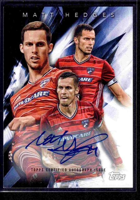 2018 Topps MLS Multi-Dimensional Autograph 1/10! Matt Hedges FC Dallas