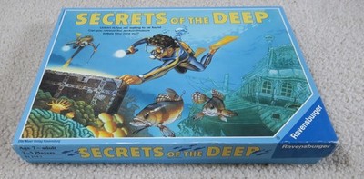Secrets of the Deep Ravensburger 1991 Vintage Game Excellent Condition Complete 