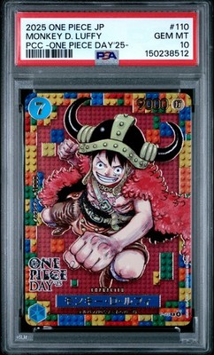 【PSA10】2025 ONE PIECE JP LUFFY エルバフ 2025 #110 MONKEY D. LUFFY PSA 10 | eBay