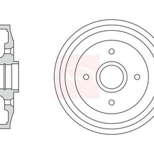 Tambour de frein Citroen C3