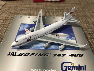 Gemini Jets JAL Japan Airlines 747-400 JA8075 1:400 GJJAL007 | eBay