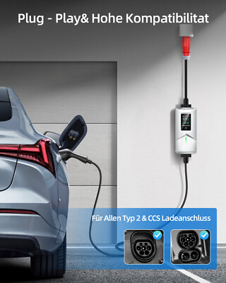 Nach Europäischem Standard Typ2 CG05 32A 22KW Dreiphasige Tragbare Ladepistole