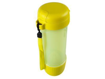 Tupperware Eco Wasser Plus Zitruspresse limettengrün Trinkflasche ToGo 700 ml 