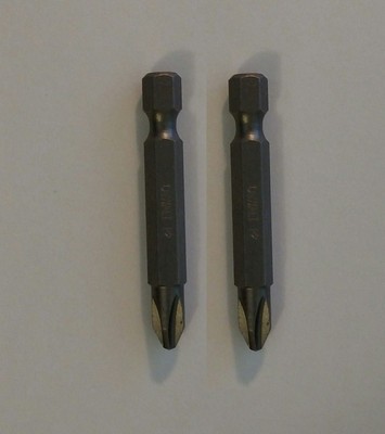 2 bits DeWALT 2'' DW2022B 1/4'' Hex Drive No2 Phillips Power Bit combine shipping