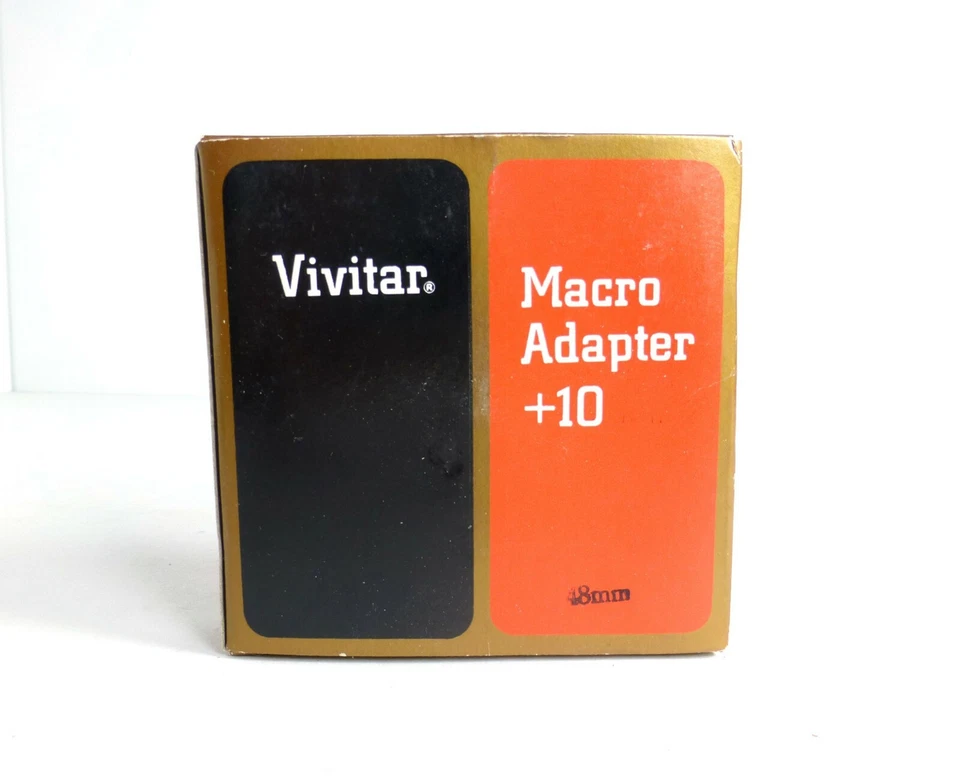 Vivitar Macro Adapter +10 48mm Optical Glass filter w/Leather case and Box - Image 4 of 4