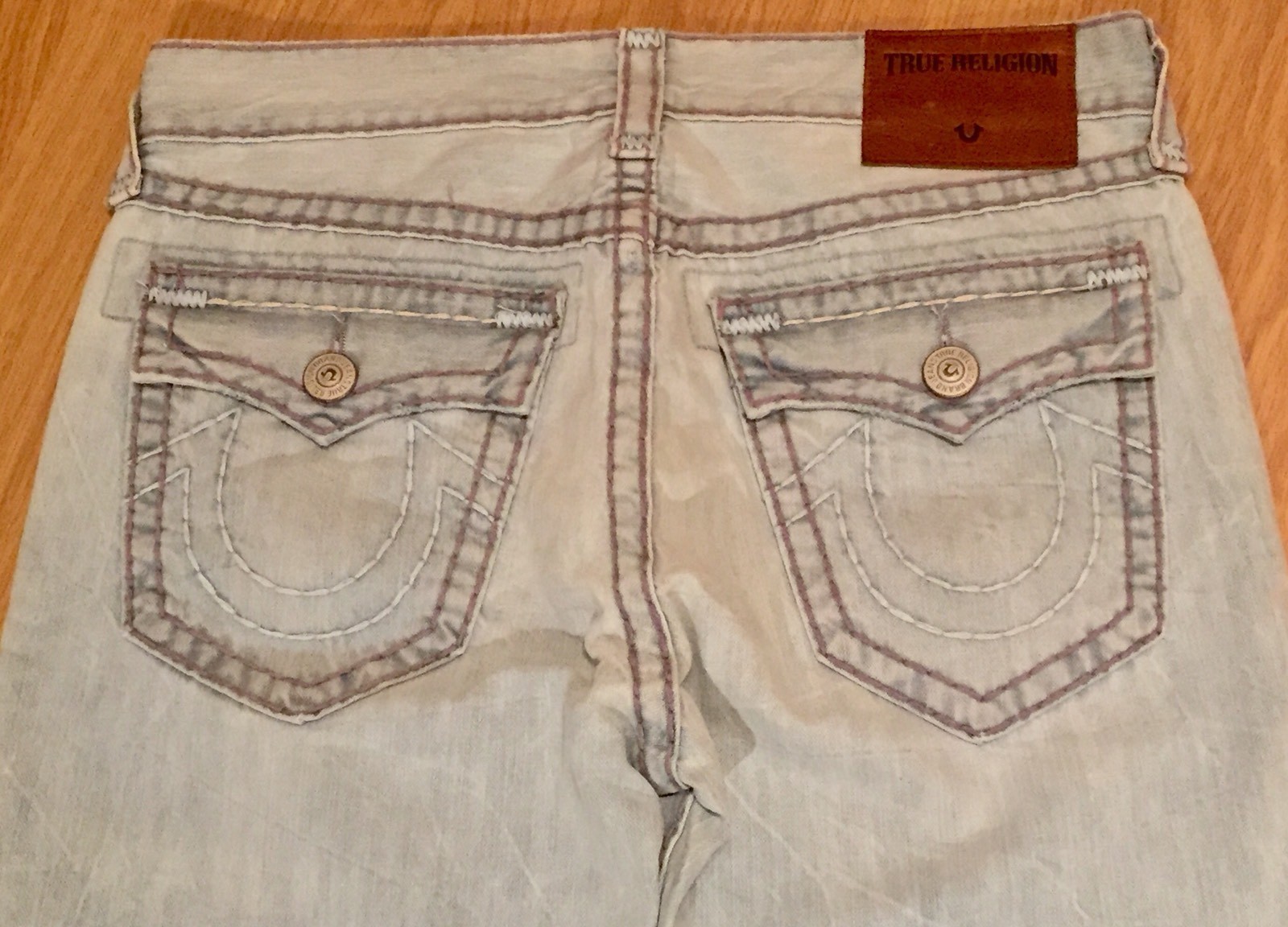 Brand New Men’s True Religion Jeans. Ricky Super-T Straight Leg. W34. RRP £299 image 5