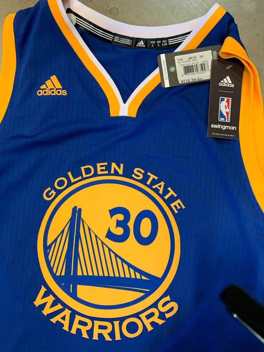 NBA Swingman Stephen Curry Golden State Warriors Jersey adidas Rev