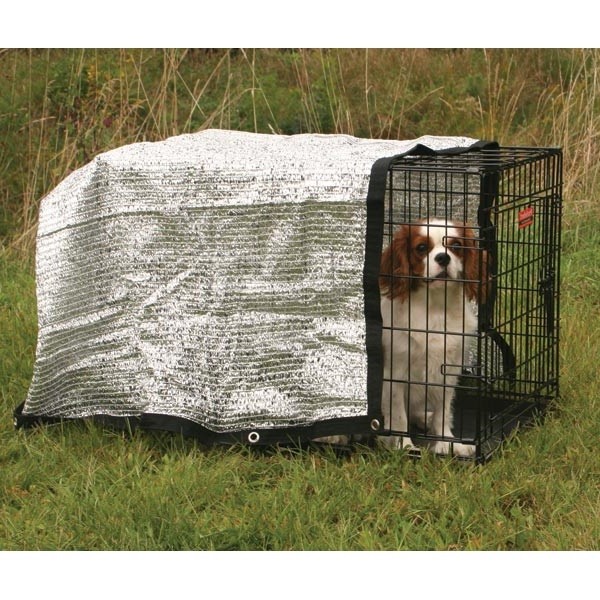 Image showcasing Dog Crate Covers Solar Shade Canopies Block Sunlight Keep Pets Cool ...