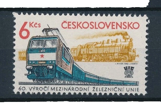 Czechoslovak Transportation Postal Stamps