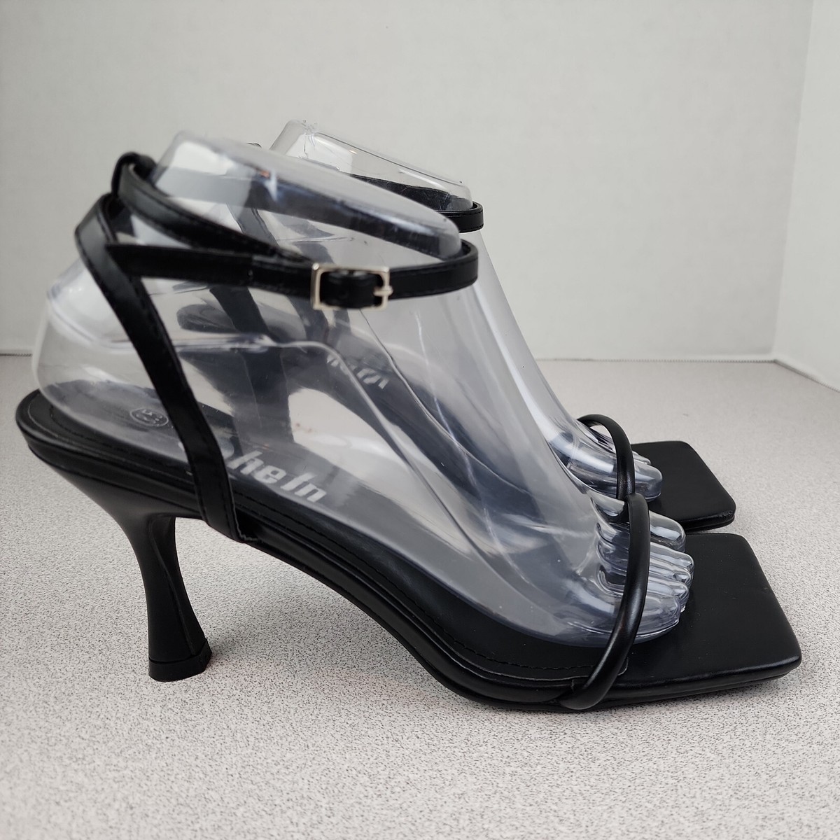 Womens Sheln Black Strappy High Heel Shoes Sz 8.5M | eBay Womens Sheln Black Strappy High Heel Shoes Sz 8.5M | eBay